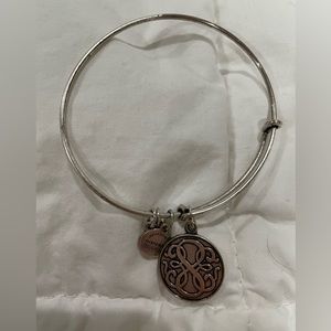 Alex and Ani // Silver Path of Life Charm Bracelet